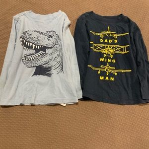 🚨4 size 3T long sleeve toddler boy shirts